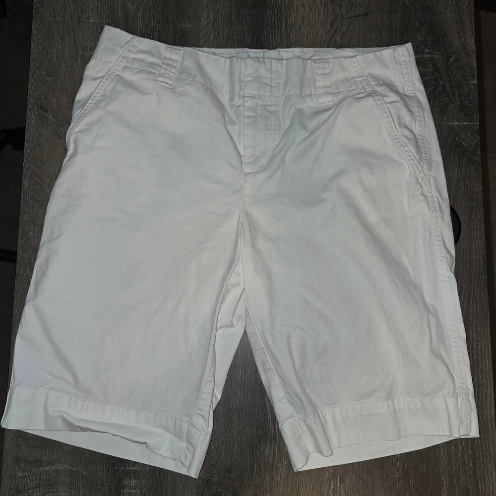 White chino shorts size 10